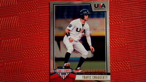 2019 USA Baseball Stars and Stripes Longevity #74 Travis Swaggerty