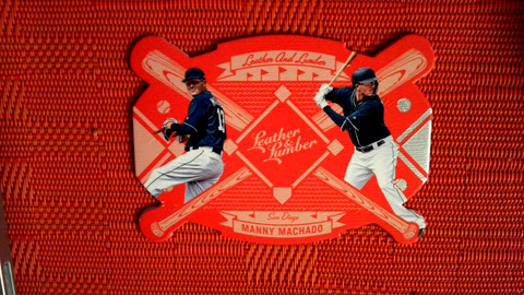 2019 Panini Leather & Lumber and Manny Machado #LAL-3