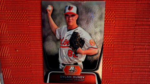 DYLAN BUNDY RC 2012 Bowman Platinum Prospects #BPP64