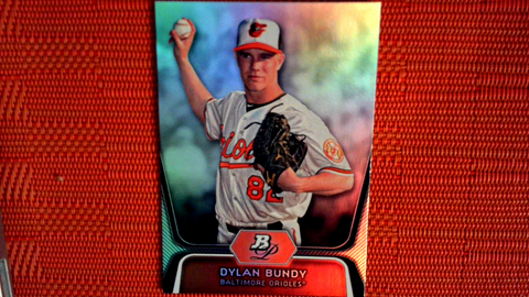2012 Bowman Platinum Dylan Bundy Refractor Prospect RC Baltimore Orioles BPP64