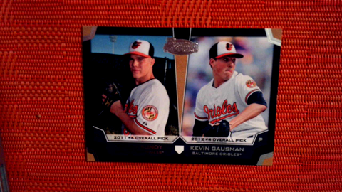 2012 Bowman Draft Dual Top 10 Picks #TP-BG Dylan Bundy & Kevin Gausman Orioles