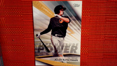ADLEY RUTSCHMAN 2020 TOPPS TAPE MEASURE POWER #TMP-AR Pro Debut RC INSERT