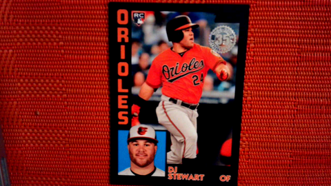 2019 Topps Series 2 1984 Rookie #84R-DST Black /299 DJ STEWART Orioles