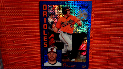 2019 Topps 1984 Baseball Rookies Blue DJ Stewart #84R-DST Rookie Silver Pack