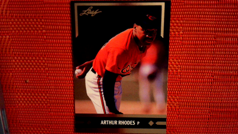 1991 Leaf Gold Rookies Baltimore Orioles Baseball Card #BC6 Arthur Rhodes (See Scans)