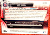2017 BOWMAN PROSPECTS LUIS GARCIA #119 WASHINGTON NATIONALS