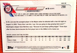 2021 Topps Luis Garcia Washington Nationals RC #298 Rookie Card