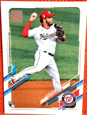 2021 Topps Luis Garcia Washington Nationals RC #298 Rookie Card