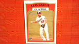 2021 Topps Heritage In Action Luis Garcia Rookie Card #110