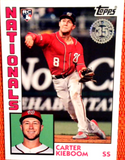 2019 Topps Update Carter Kieboom RC 1984 35th Aniv #84-14