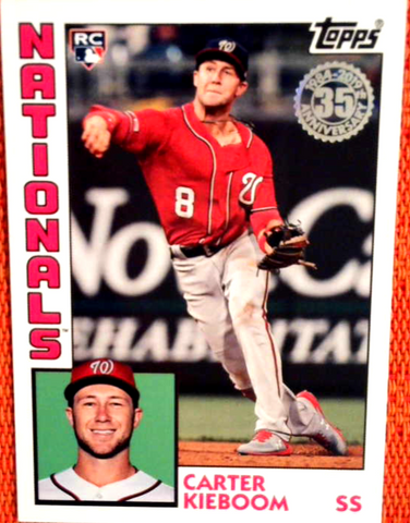 2019 Topps Update Carter Kieboom RC 1984 35th Aniv #84-14