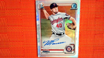 Holden Powell 2020 Bowman Chrome Draft Refractor Auto /499 Washington Nationals