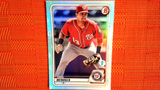 2020 Bowman 1st Edition Sky Blue Drew Mendoza #BFE-71 Washington Nationals (1st Bowman Card)