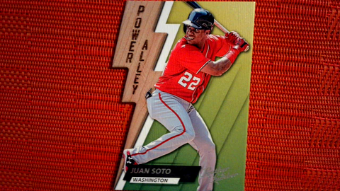 2019 Panini Leather and Lumber Power Alley #7 Juan Soto