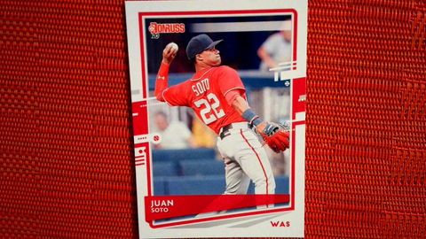 2020 JUAN SOTO DONRUSS BASEBALL Washington NATIONALS CARD #162