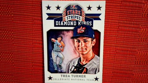 2015 USA Baseball Stars and Stripes Diamond Kings #23 Trea Turner - NM-MT