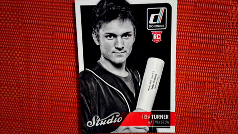 2016 Donruss Studio Baseball Card #S7 Trea Turner Nationals