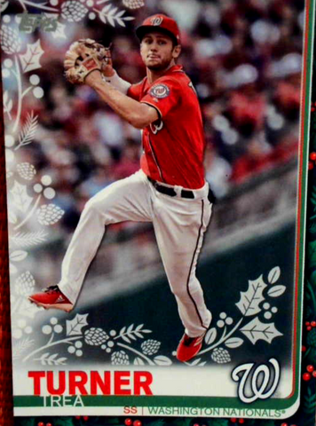 2019 Topps Holiday Trea Turner #HW82