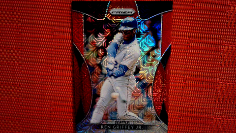 2019 Panini Prizm Tier III Red Mojo /299 Ken Griffey Jr #300 HOF
