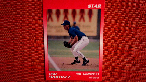 Tino Martinez 1989 star minor league RC rookie baseball card #124