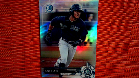 2017 Bowman Draft Chrome Refractor Kyle Lewis Rookie Card #BDC-154