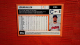 2020 Topps Archives LOGAN ALLEN 2002 Style Base Card Indians RC #251