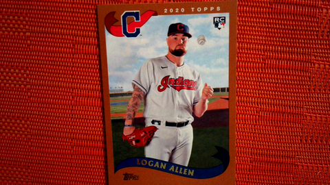 2020 Topps Archives LOGAN ALLEN 2002 Style Base Card Indians RC #251