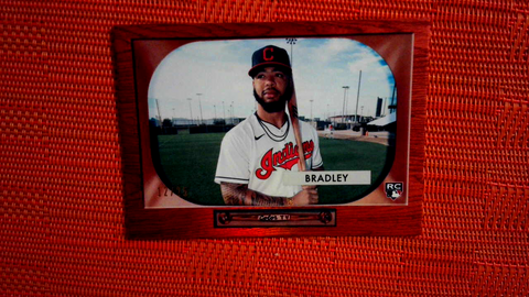 2020 Topps Archives 1955 Bowman Rookies #B55-16 - Bobby Bradley - Indians RC Target Mega Box 12/25