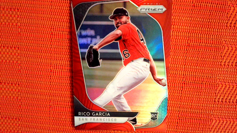 2020 PANINI PRIZM RICO GARCIA RC RED #156 San Francisco GIANTS Rookie Baseball