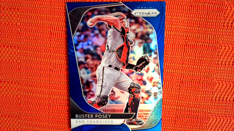 2020 Panini Prizm Baseball Blue #34 Buster Posey