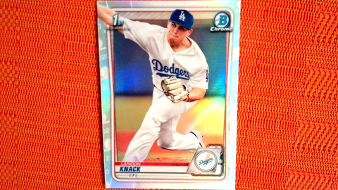 2020 Bowman Draft Chrome Refractor #BD-52 Landon Knack 1st Bowman Dodgers
