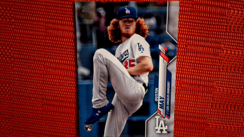 2020 Topps Series One Rookie #235 DUSTIN MAY Los Angeles Dodgers RC
