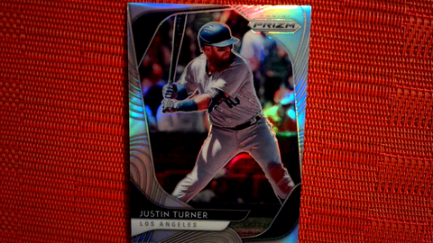 2020 Panini Prizm Prizms Silver #98 Justin Turner - Dodgers