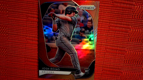2020 Prizm Red-Orange #95 Josh Rojas - Arizona Diamondbacks