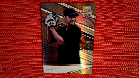 Norge Vera #97 Gold  /24 Die Cut Gold-2020 Panini Elite Extra Edition Status