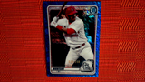 Elehuris Montero 2020 Bowman Chrome Prospects Blue Shimmer #BCP32 #d / 150, StL