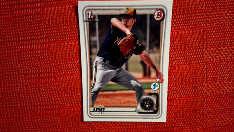 2020 Bowman 1st Edition #BFE-57 Aaron Ashby Milwaukee Brewers