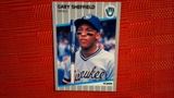 1989 Fleer #196 Gary Sheffield RC Milwaukee Brewers Rookie