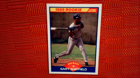 1989 Score - Gary Sheffield - #625 - Milwaukee Brewers - Rookie Card  (See Scans)