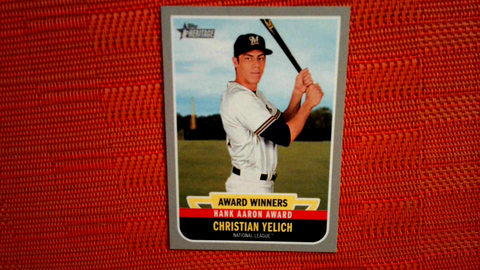 2019 Topps Heritage Award Winners #AW10 Christian Yelich Brewers