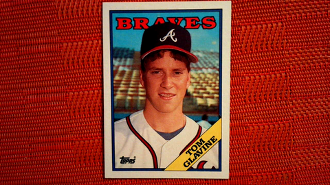 1988 Topps Tom Glavine Rookie Baseball Card RC #779 Atlanta Braves (See Scans)