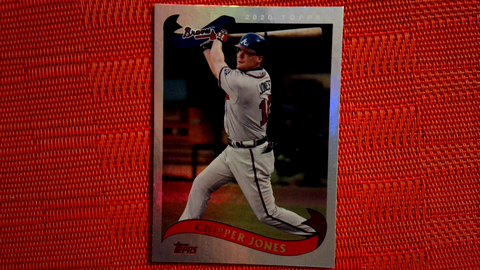 2020 Topps Archives Chipper Jones Mega Box Foil #220 Atlanta Braves HOF