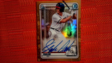 2020 Bowman 1ST Chrome STEPHEN POALINI Gold Refractor (ON CARD AUTO) 11/50