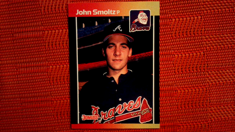 1989 Donruss #642 John Smoltz RC Rookie Card > Atlanta Braves