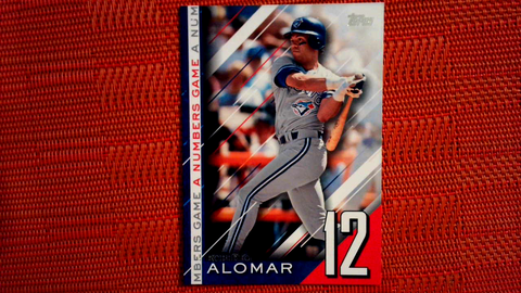 2020 Update Numbers Game #NG-1 Roberto Alomar - Toronto Blue Jays