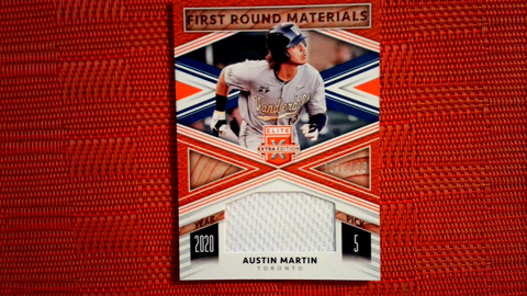 2020 AUSTIN MARTIN Panini Elite Extra Edition Orange FRM-AM /199 Relic