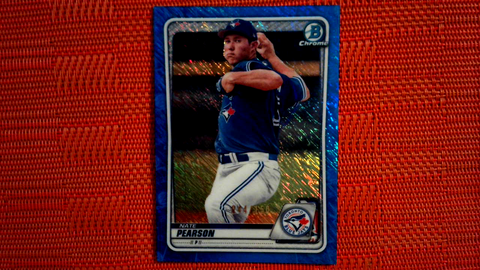 2020 Bowman Chrome Nate Pearson Blue Wave Refractor /150 BCP-124