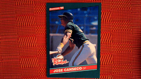 1986 DONRUSS THE ROOKIES JOSE CANSECO RC OAKLAND ATHLETICS #22 (See Scans)