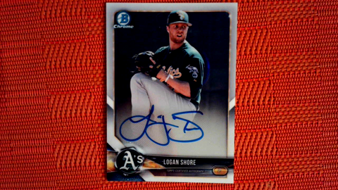 2018 BOWMAN CHROME PROSPECT LOGAN SHORE AUTO