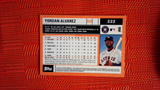 2020 Topps Archives Yordan Alvarez RC #222 - Houston Astro
